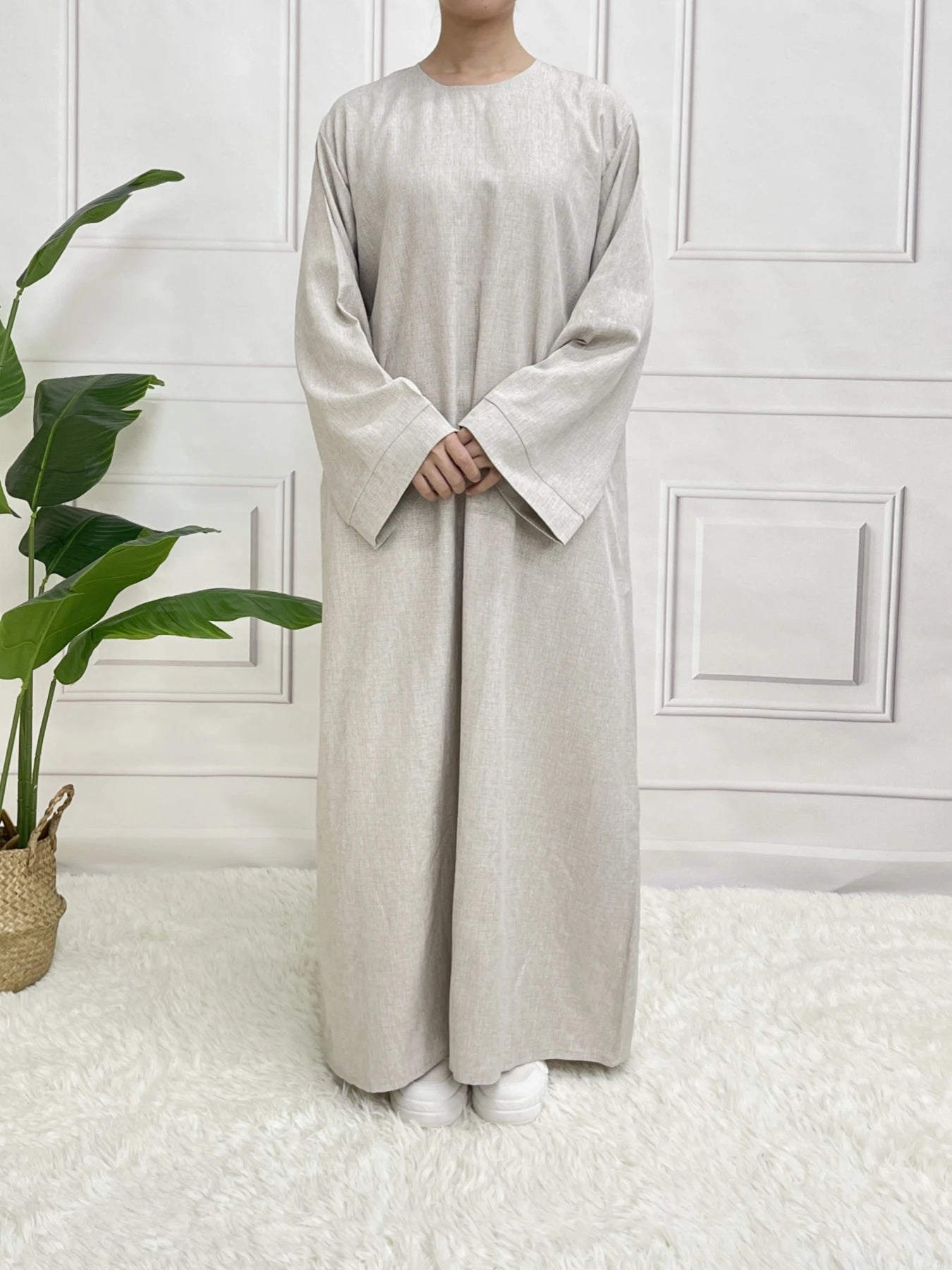 Belted Abaya Dress