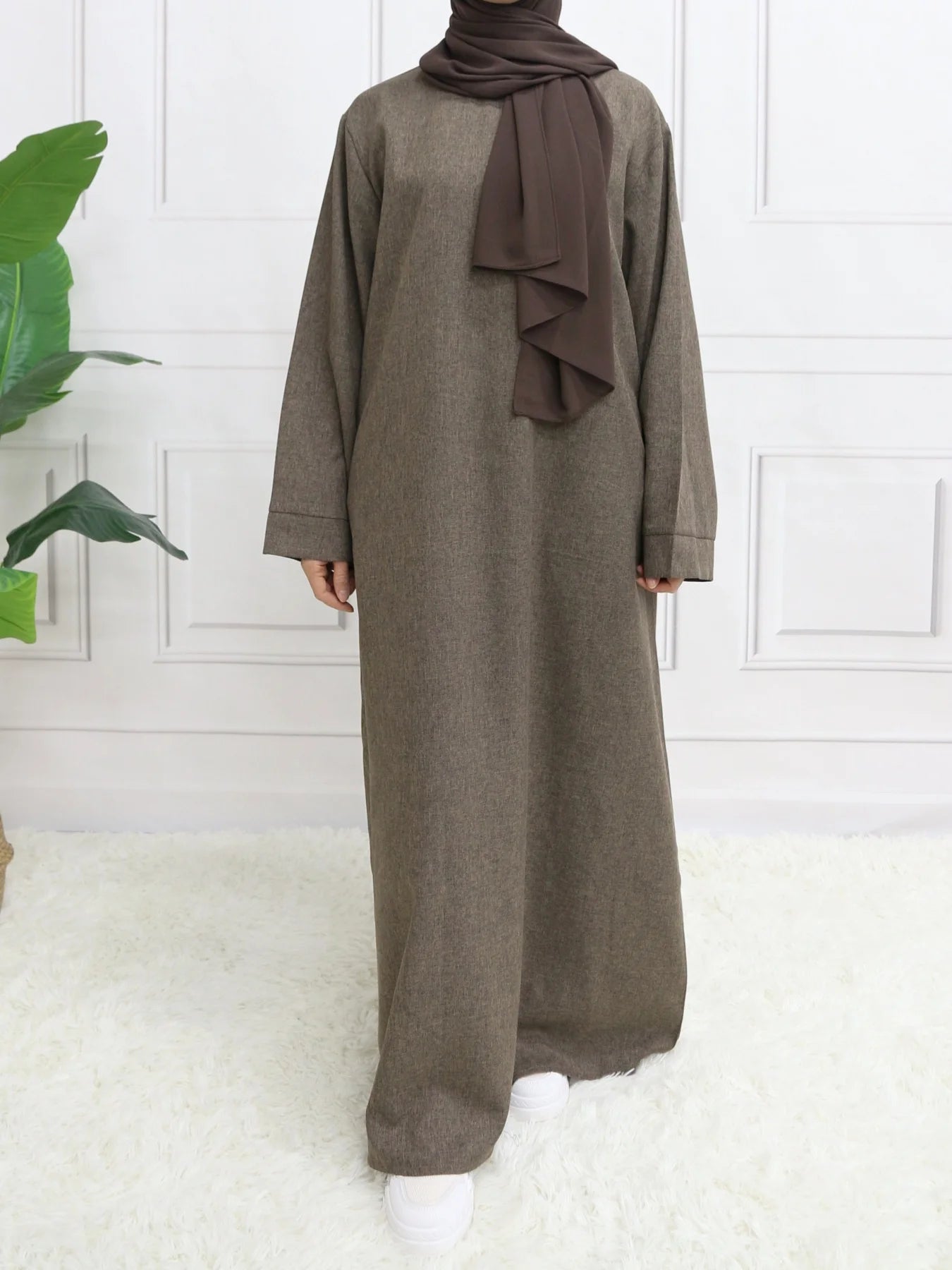 Belted Abaya Dress
