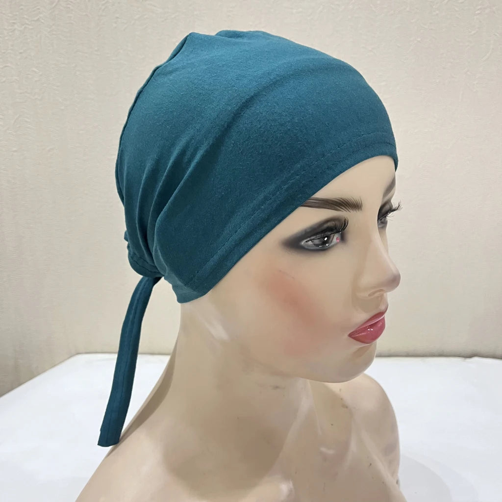 Tie Back Hijab Cap