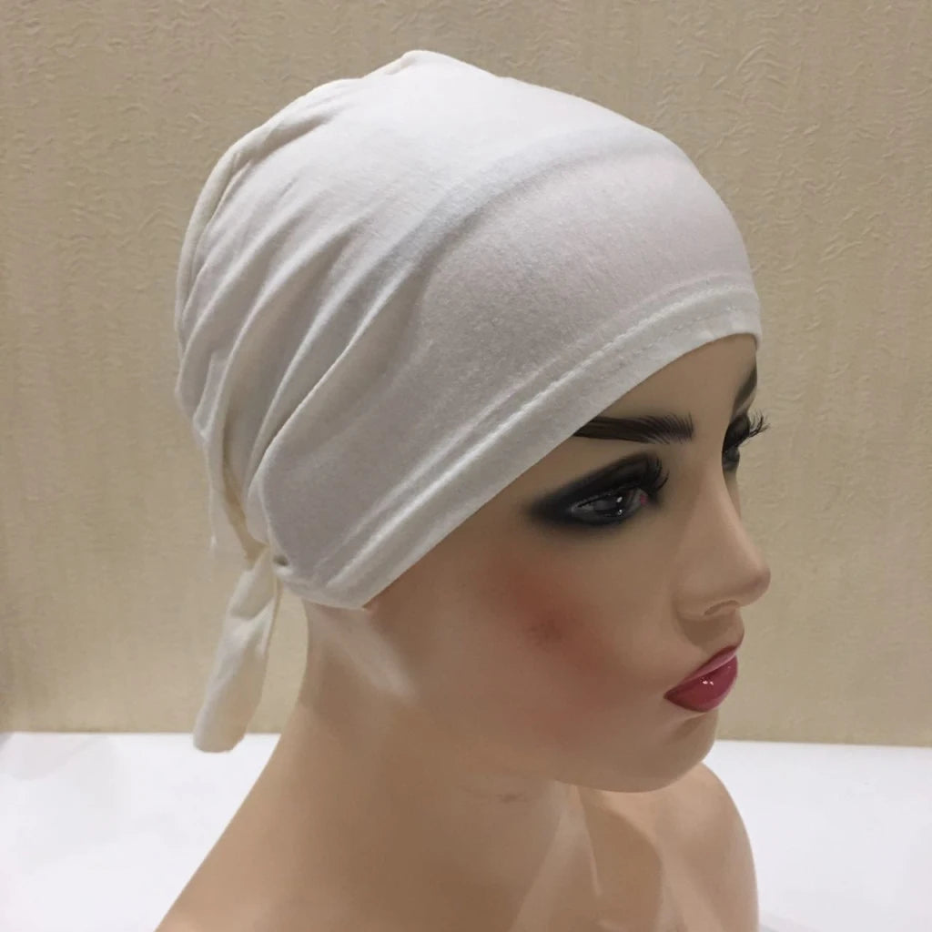 Tie Back Hijab Cap