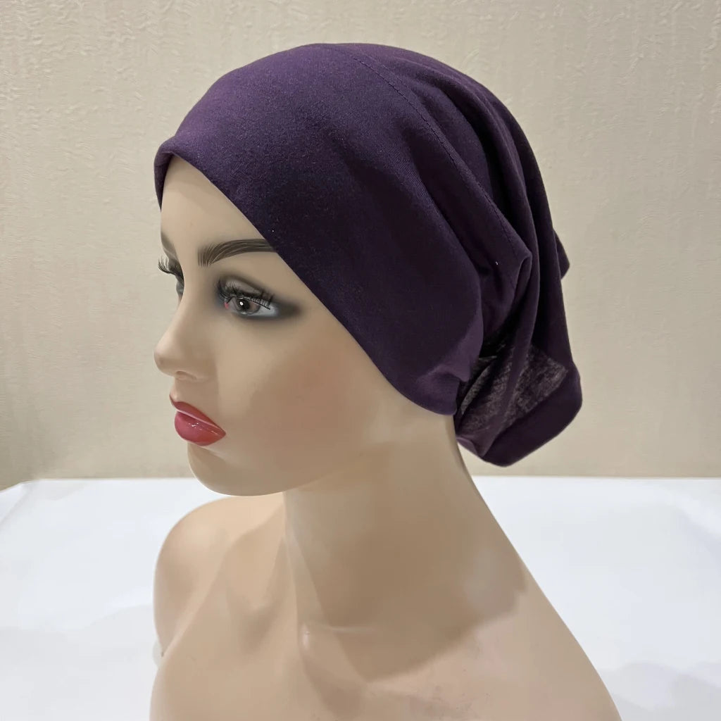 Plain Tube Hijab Cap