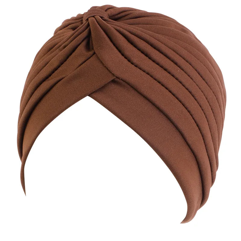 Stretchy Turban Cap