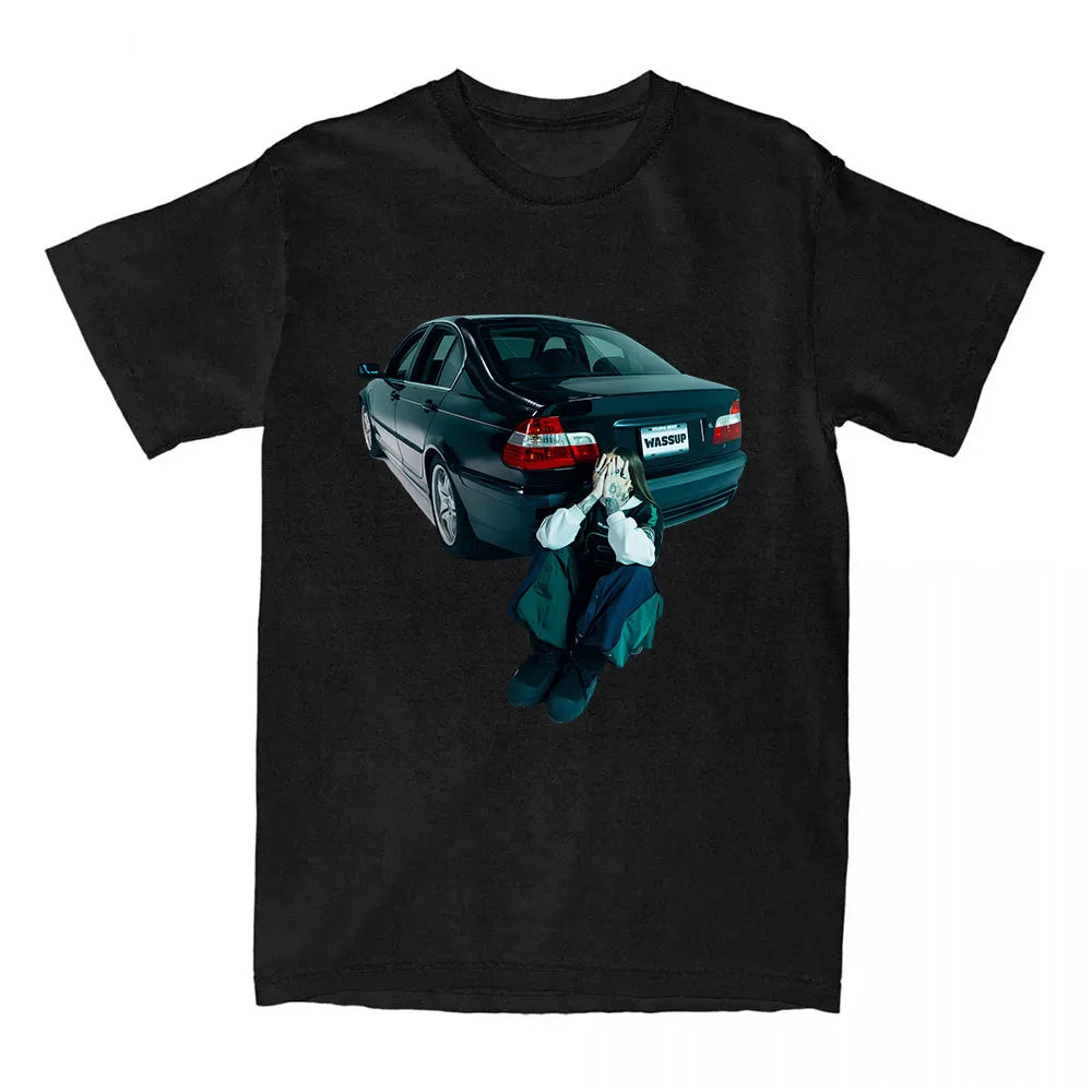 Women Tee Young Miko WASSUP Single 2025 T-shirt Summer Cotton Round Neck Tshirt Casual Singer Printing T Shirt Unisex Streetwear