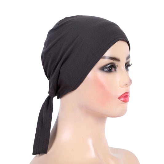 Tie Back Hijab Cap