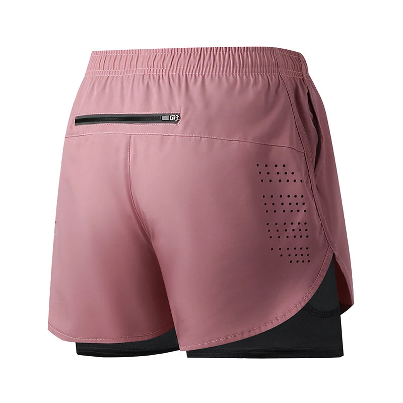 Men's Double Layer Running Shorts
