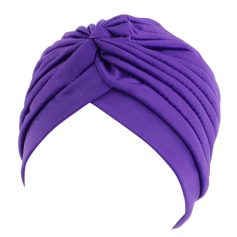 Stretchy Turban Cap