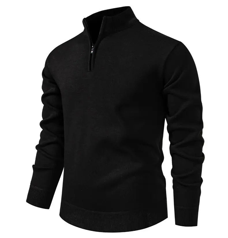 Velvet Half-Zip Pullover