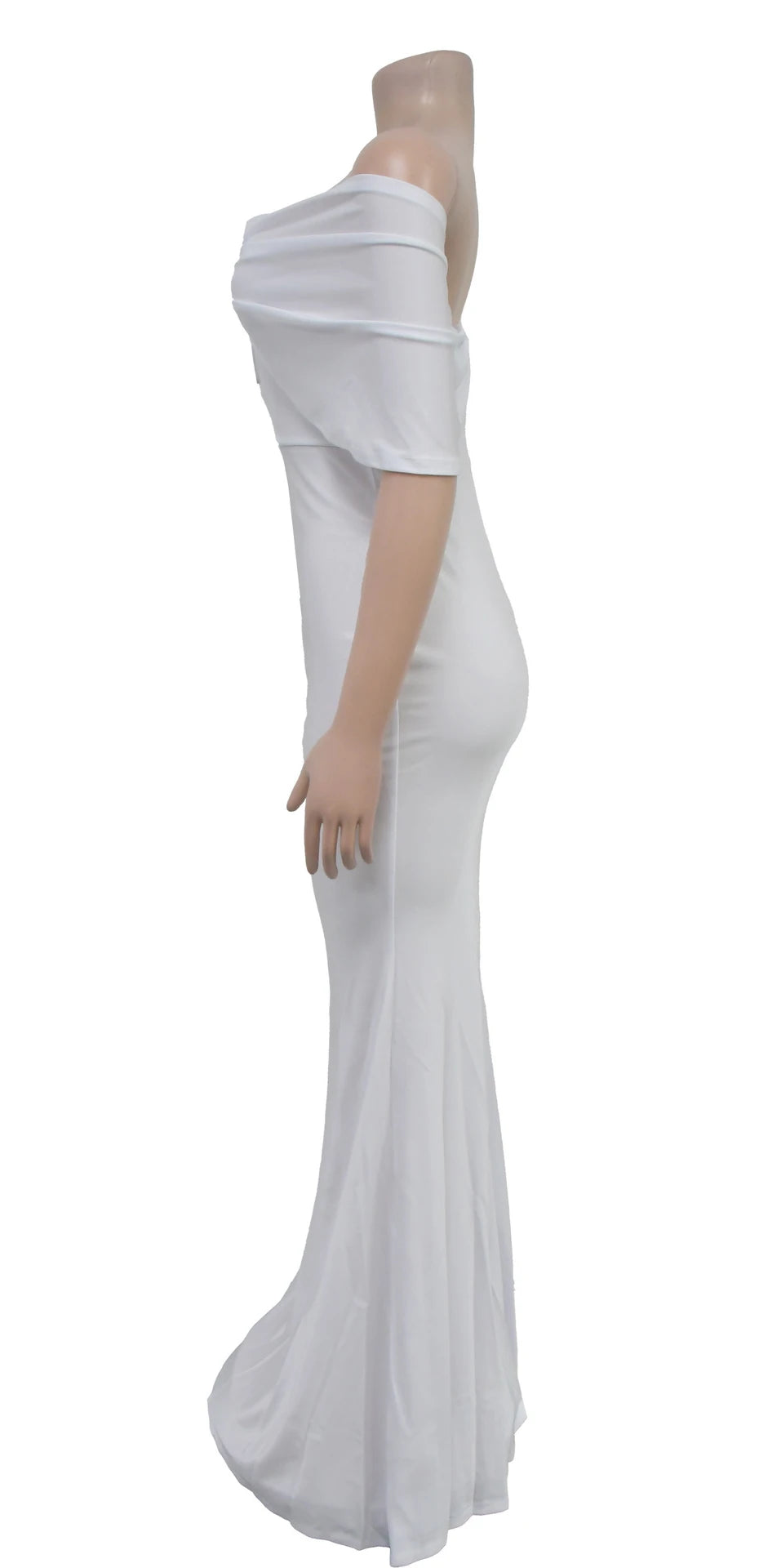 Off Shoulder Bodycon Maxi Dress