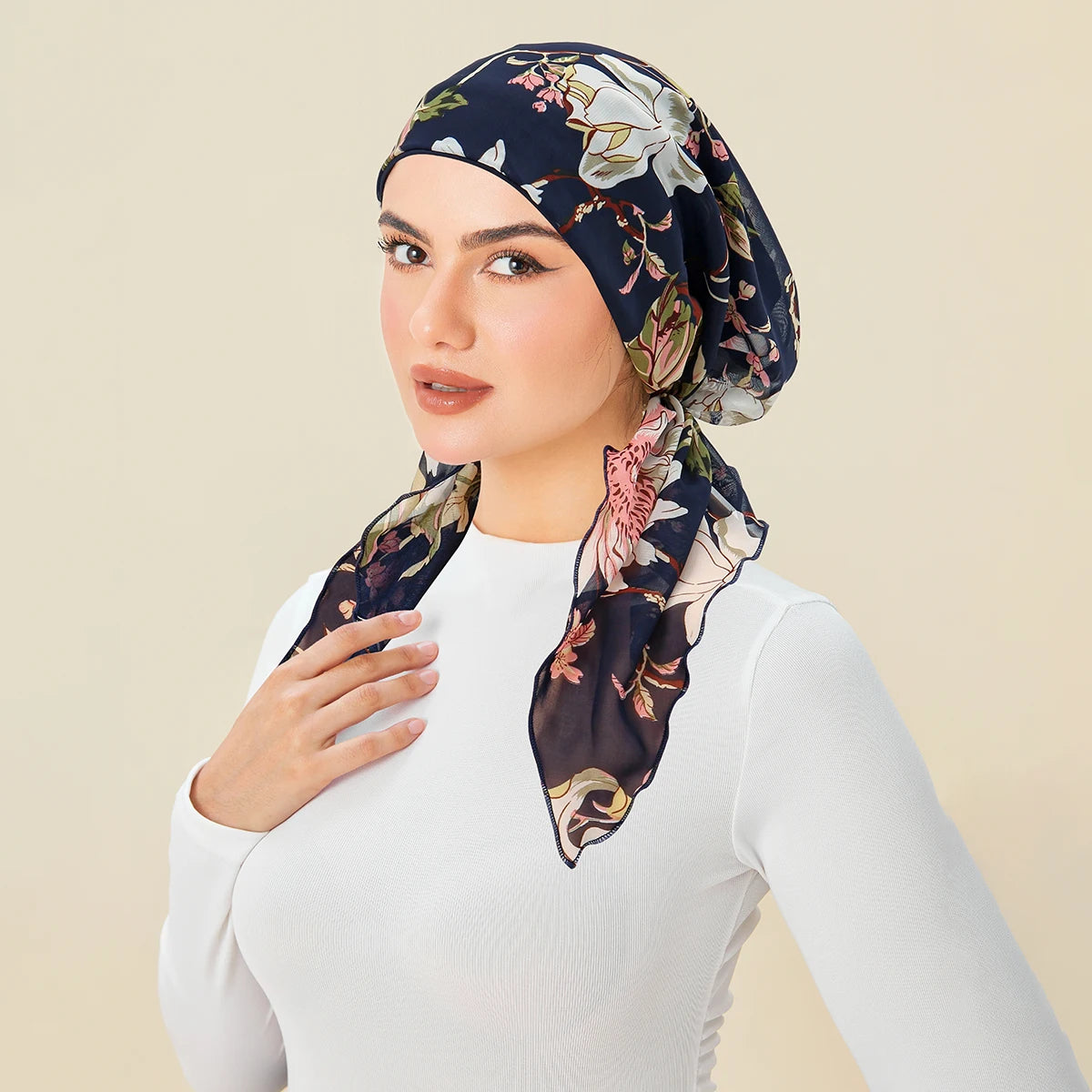 Print Hijab Turban