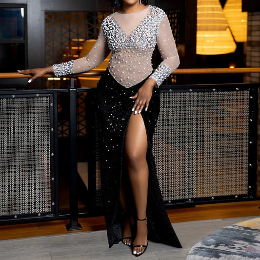 Sparkly Mermaid Evening Dress