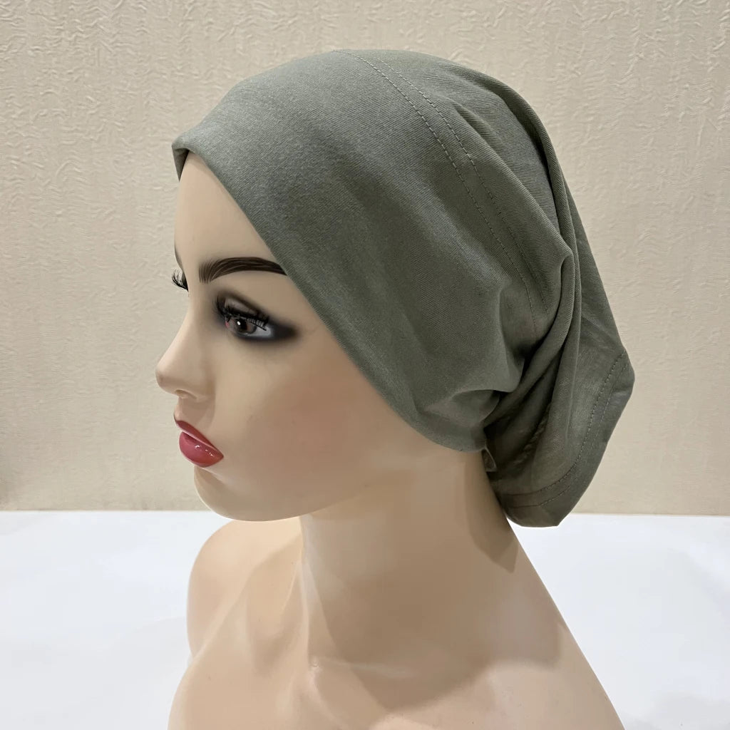 Plain Tube Hijab Cap