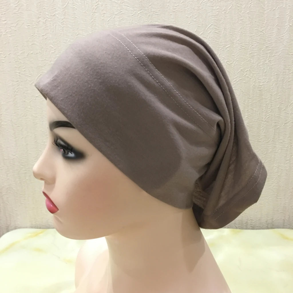 Plain Tube Hijab Cap