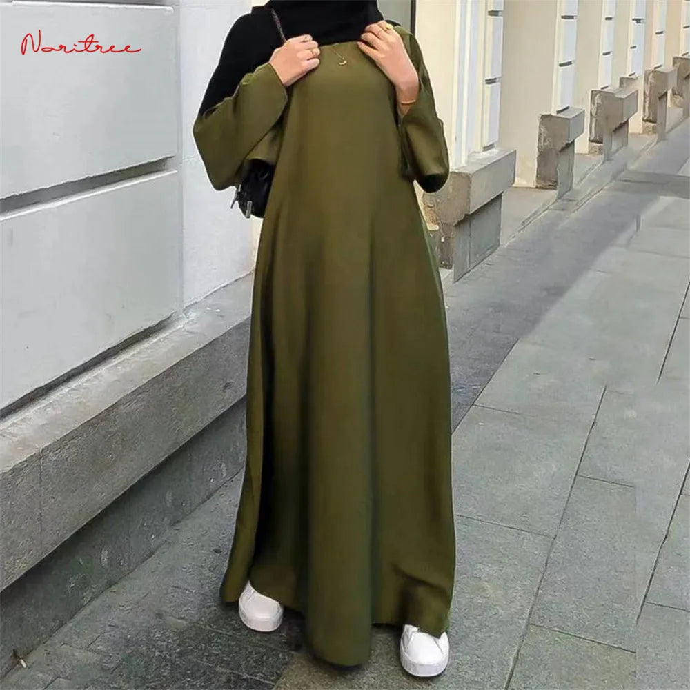 Silky Djellaba Dress