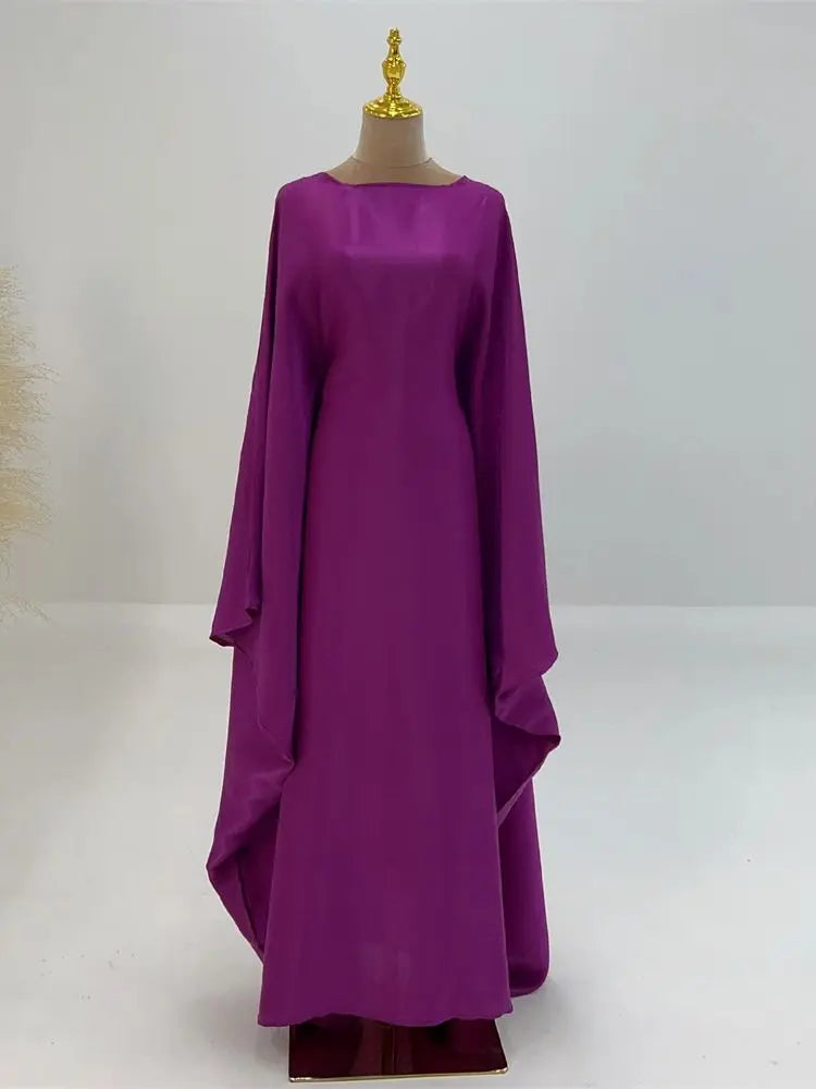 Satin Batwing Abaya