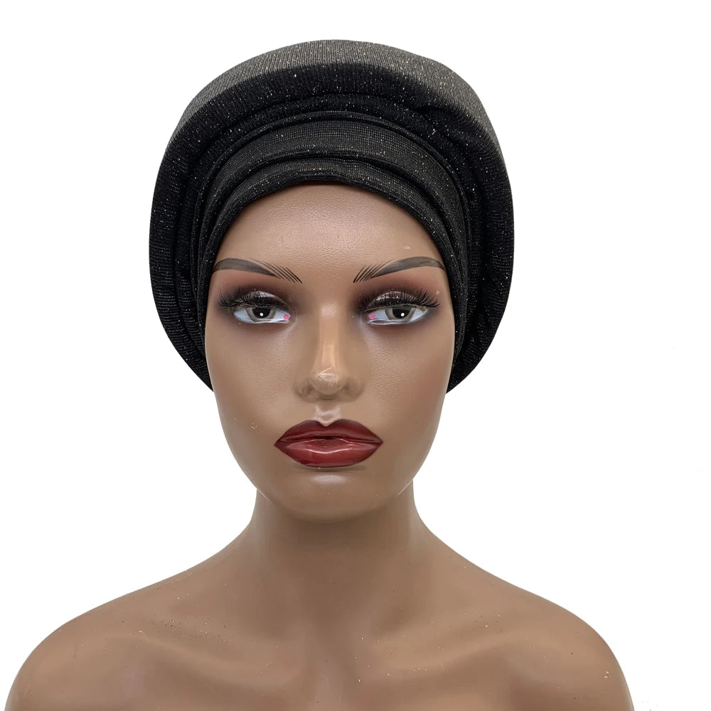 Glittering African Turban