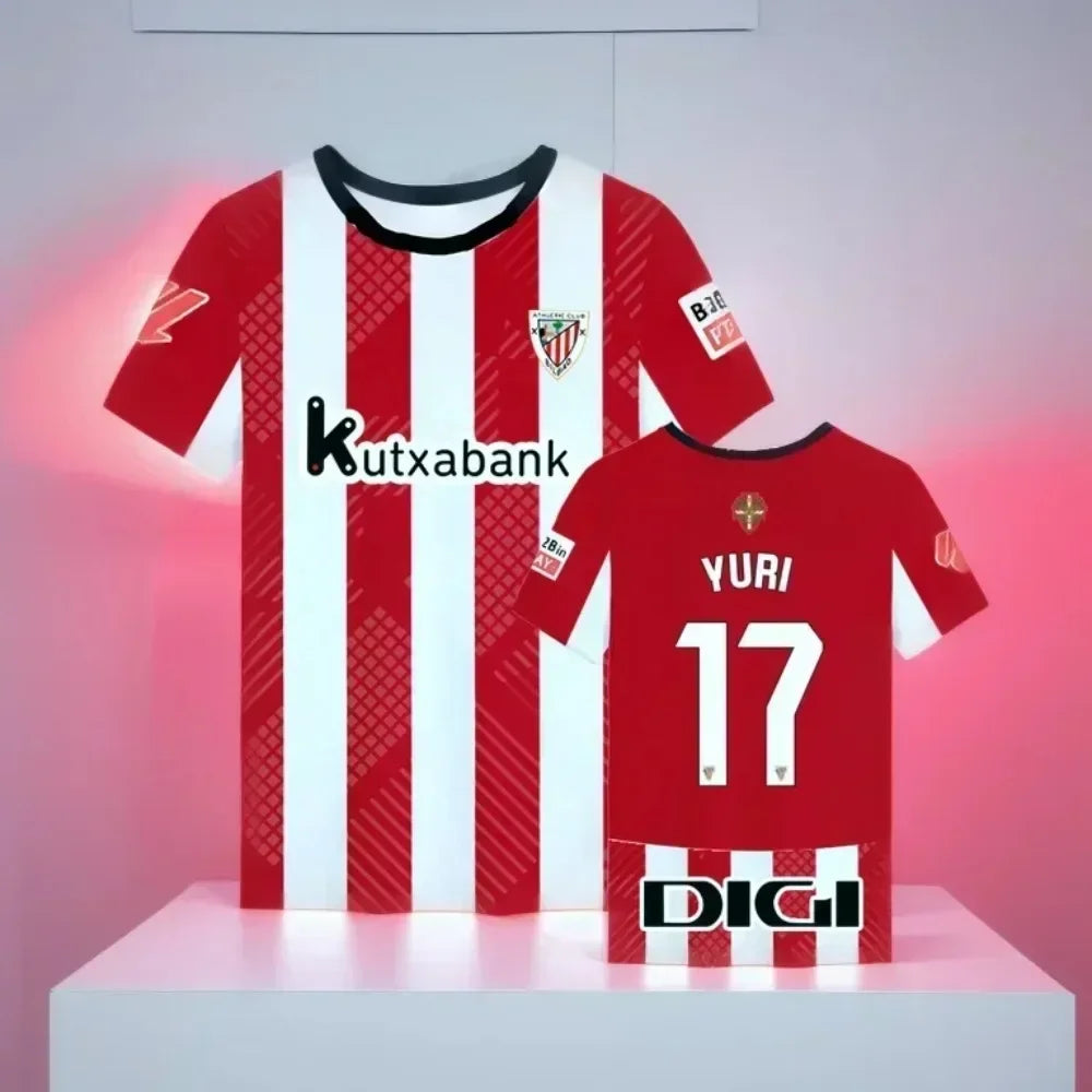 2025 Football Jersey Short Sleeve Summer Men's Tops Women's 3D Print Quick-drying T-shirts Sports Leisure Tees Training Clothes