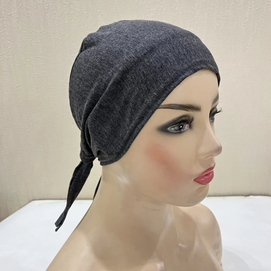 Tie Back Hijab Cap