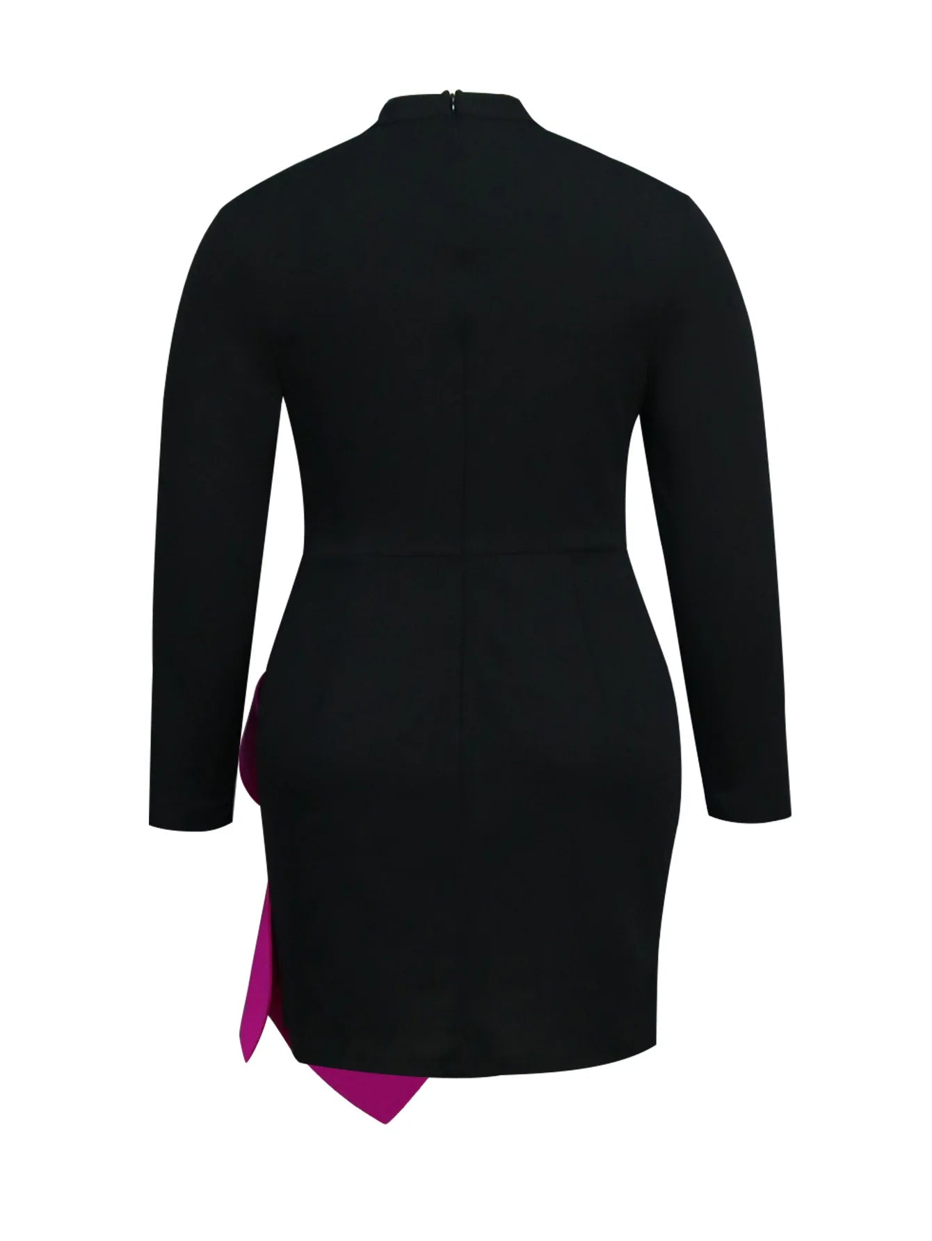 Rose Flowers Diamond Evening Dress - Black Luxury