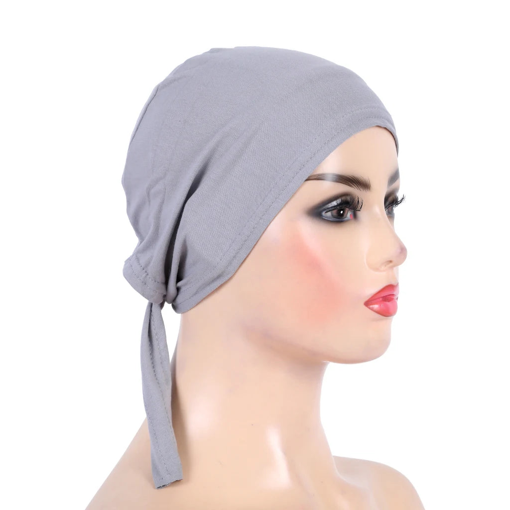 Tie Back Hijab Cap