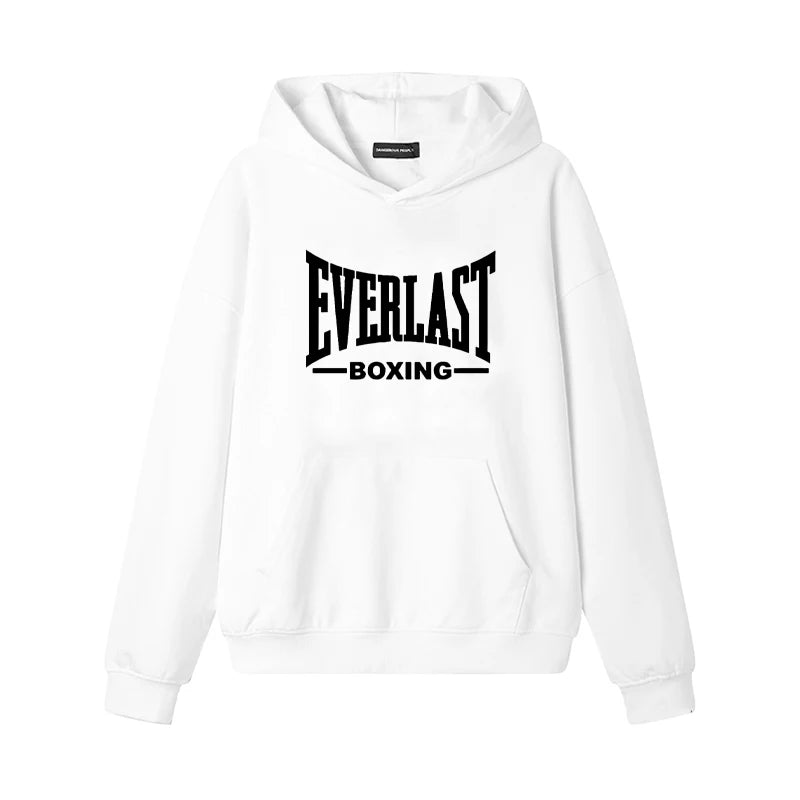 2025 New Everlast Logo Font Graphic Hoodie Men women Harajuku fashion Casual Trends Sweatshirt vintage Long sleeve pullover