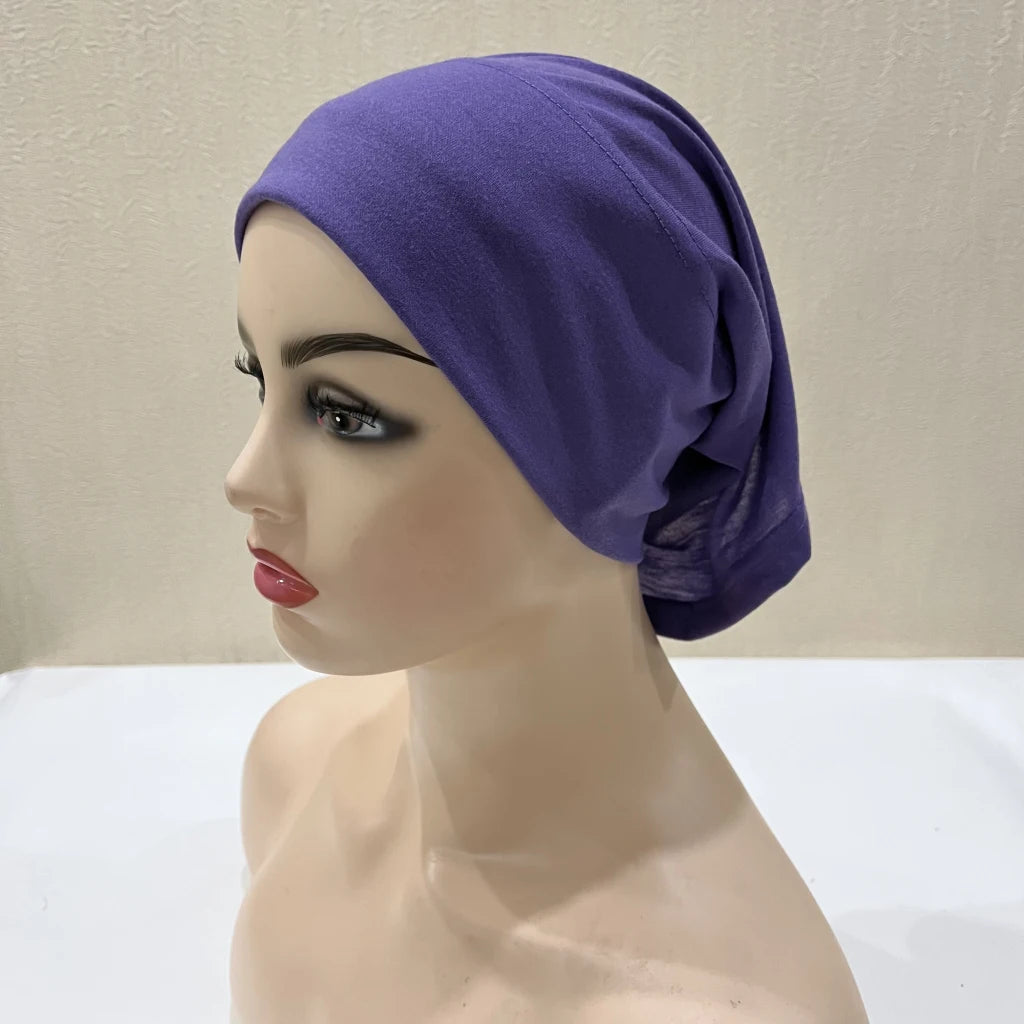 Plain Tube Hijab Cap
