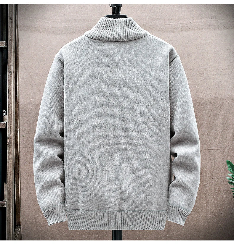 Embroidered Fleece Cardigan