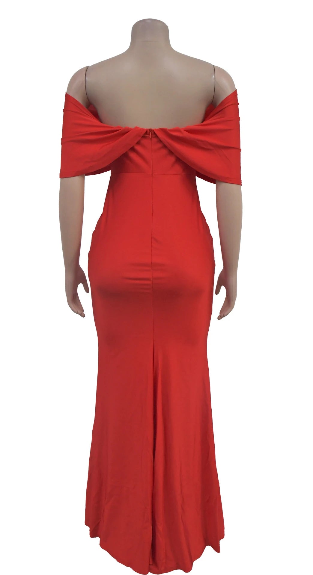 Off Shoulder Bodycon Maxi Dress