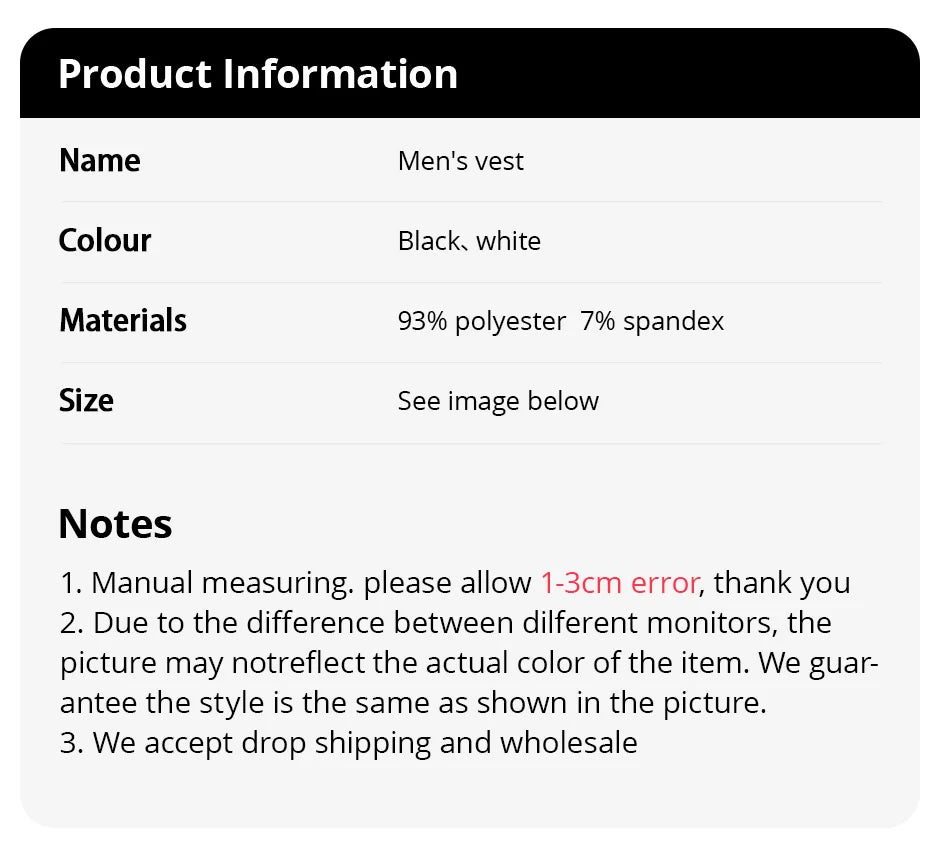 Men's Casual Vest & Boxers Set