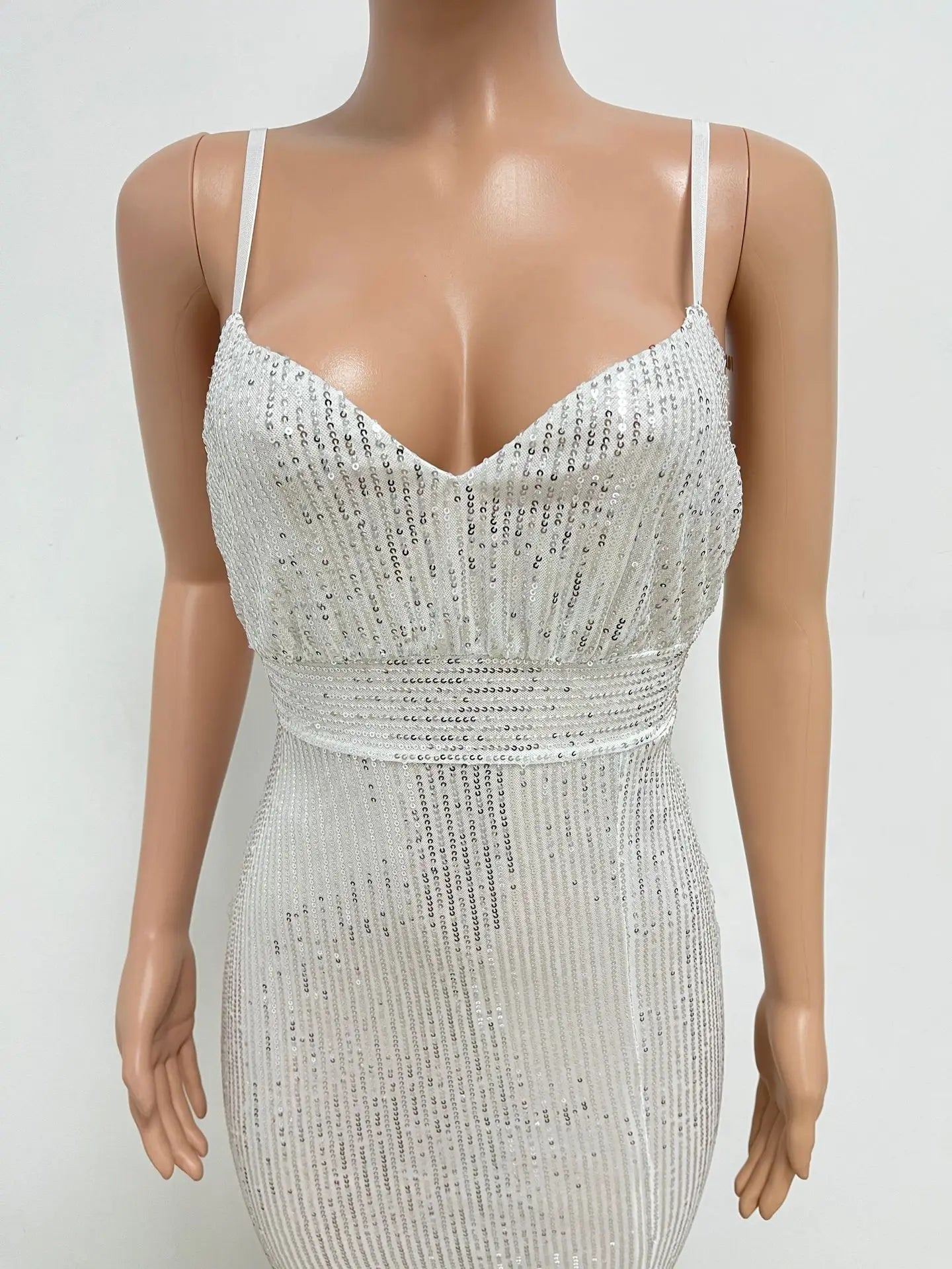 Sequin Halter Cocktail Dress