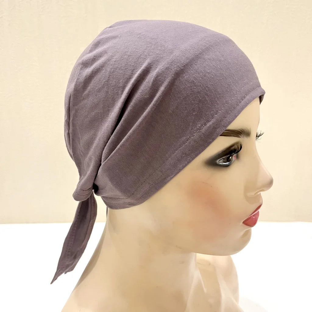 Tie Back Hijab Cap