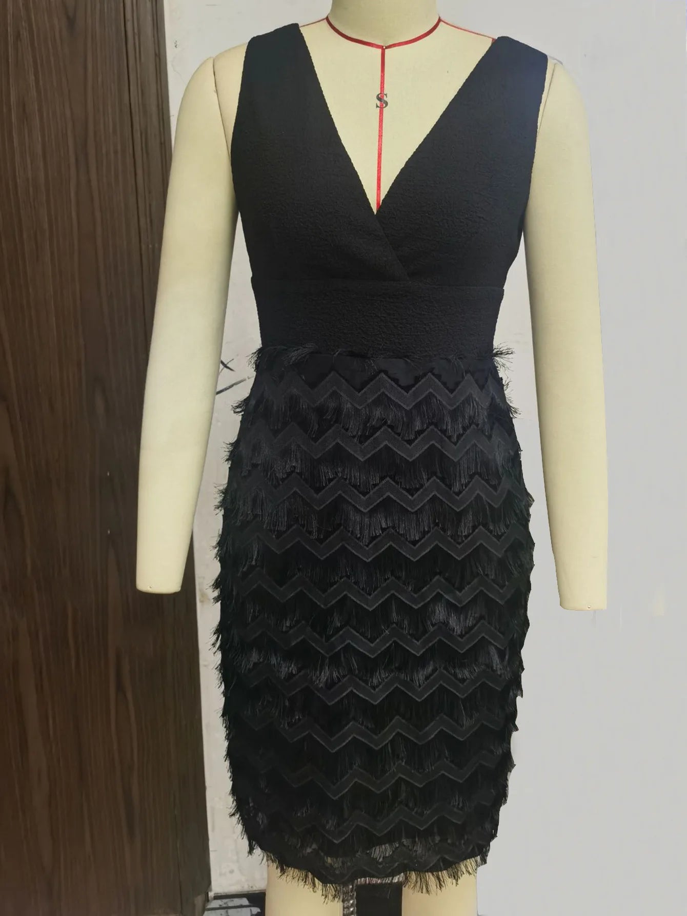 Sequin Stitching Bodycon Dress