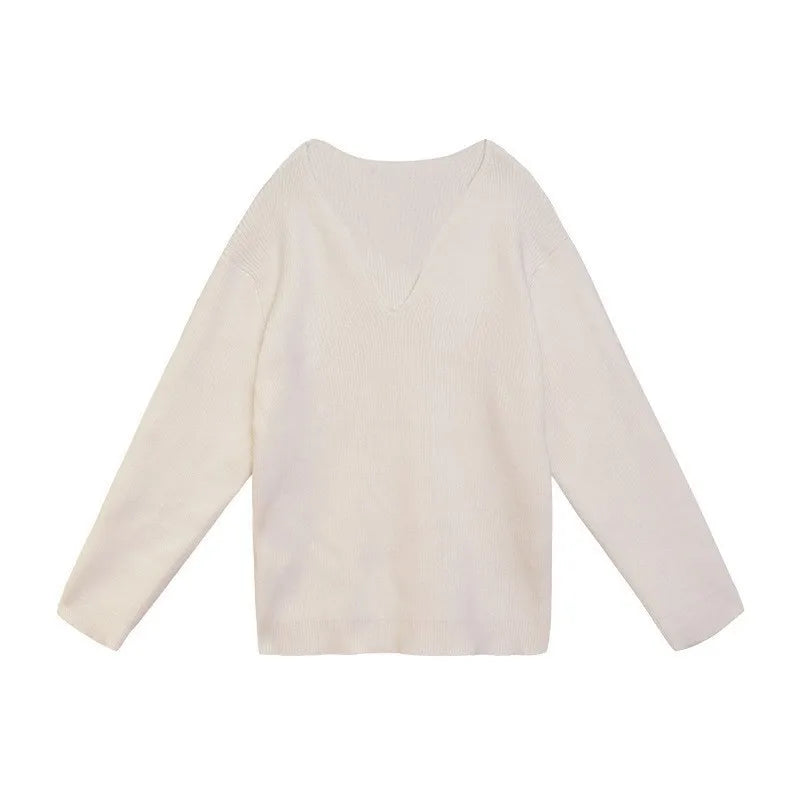 Korean V-Neck Pullover