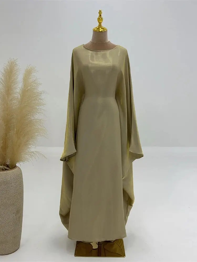 Satin Batwing Abaya