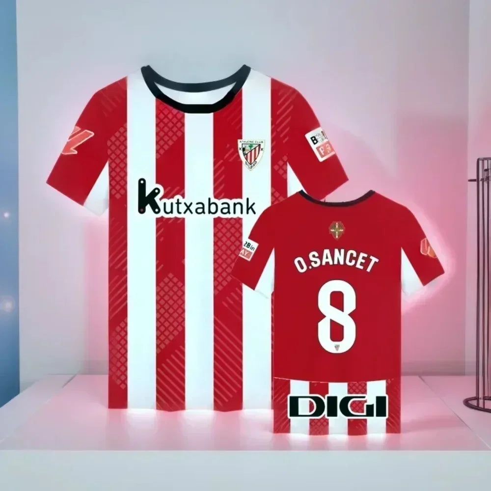 2025 Football Jersey Short Sleeve Summer Men's Tops Women's 3D Print Quick-drying T-shirts Sports Leisure Tees Training Clothes