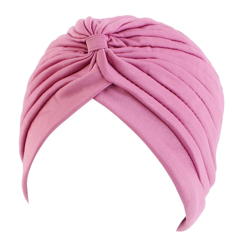 Stretchy Turban Cap