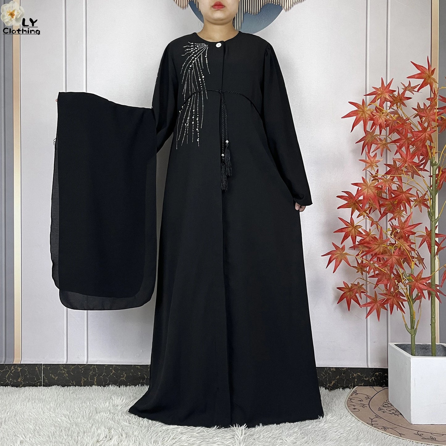 Chiffon Abaya Cardigan