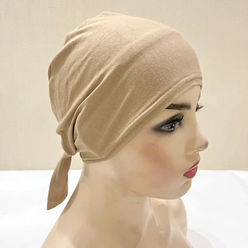Tie Back Hijab Cap