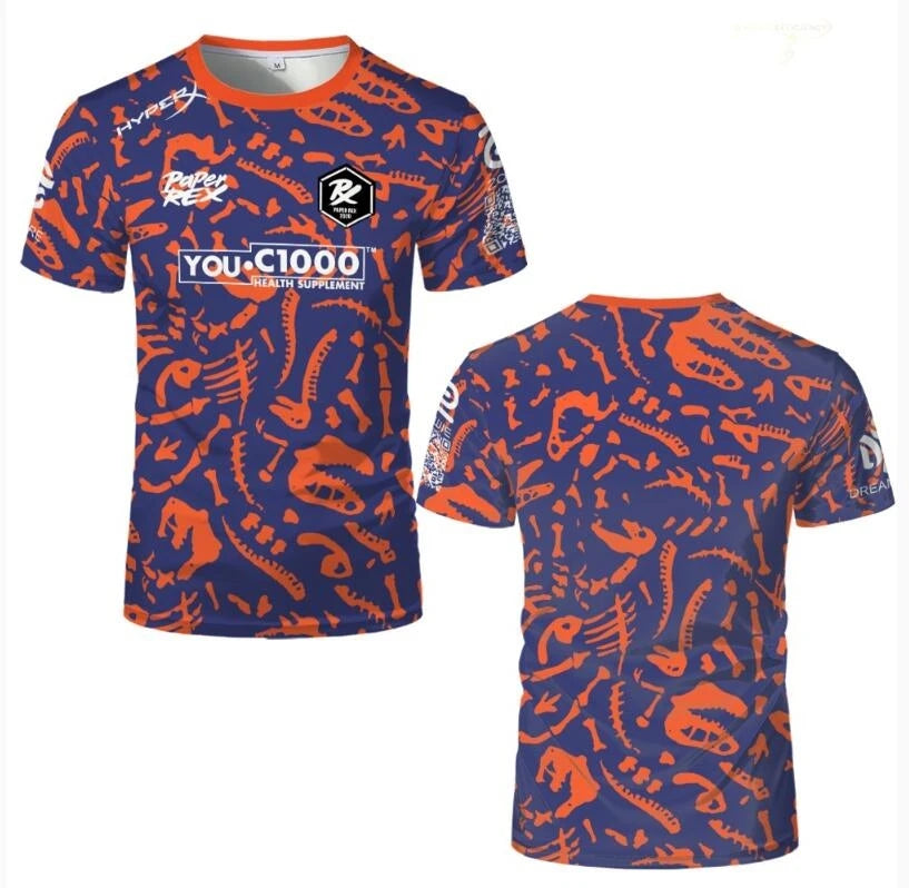 2024 New Esports Competition PRX Nightmode Jersey Fans Breathable Sportswear Men's Kids Round Neck Short Sleeve Casual T-shirt