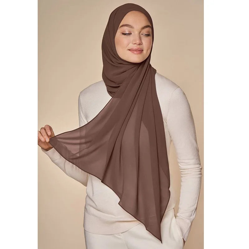 Long Chiffon Hijab Scarf