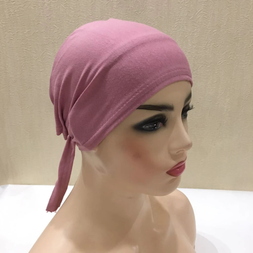Tie Back Hijab Cap