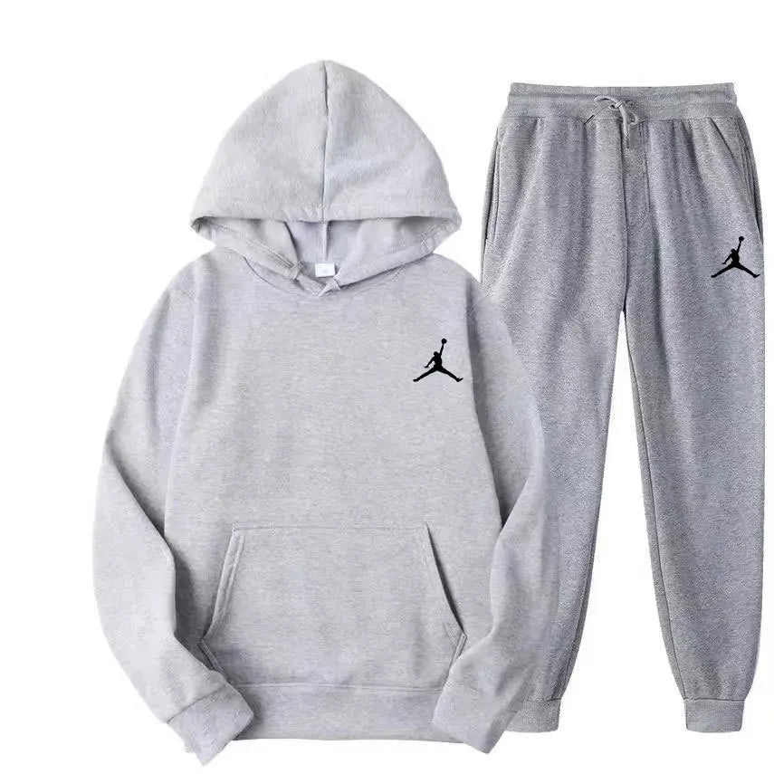 New Mens Hoodie Pants Set Eco Friendly Comfortable Fashion Casual Spring Autumn Outdoor Basketball Two Piece mens clothes