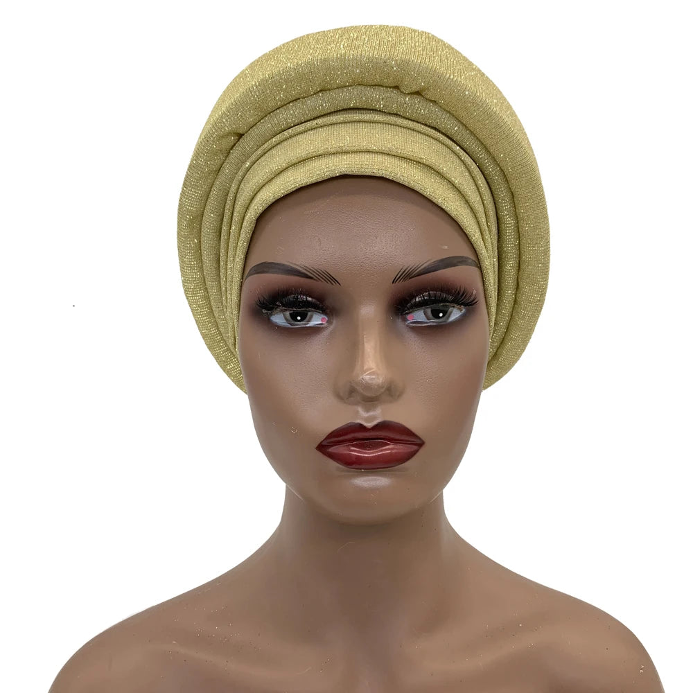 Glittering African Turban