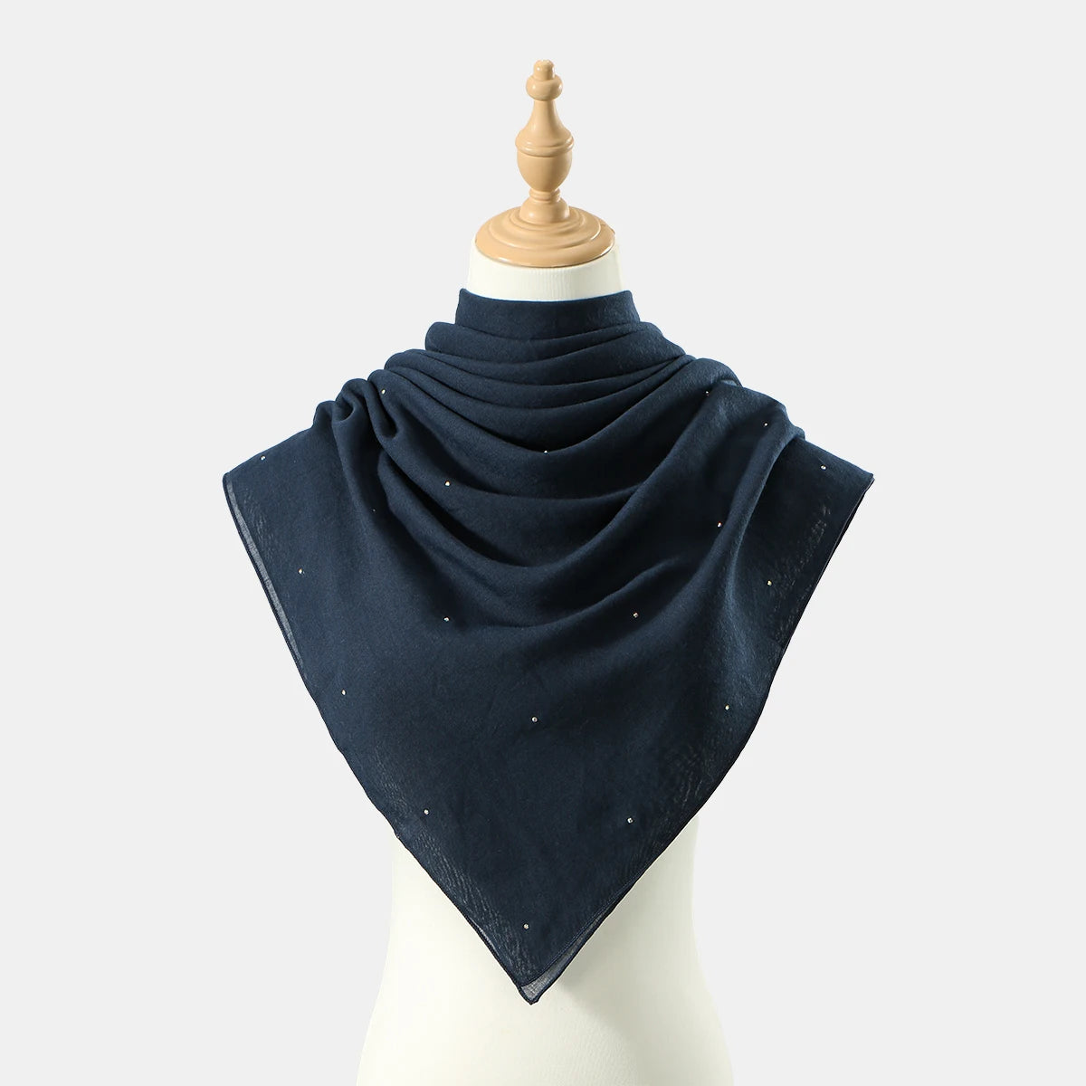 Rhinestone Bow Scarf