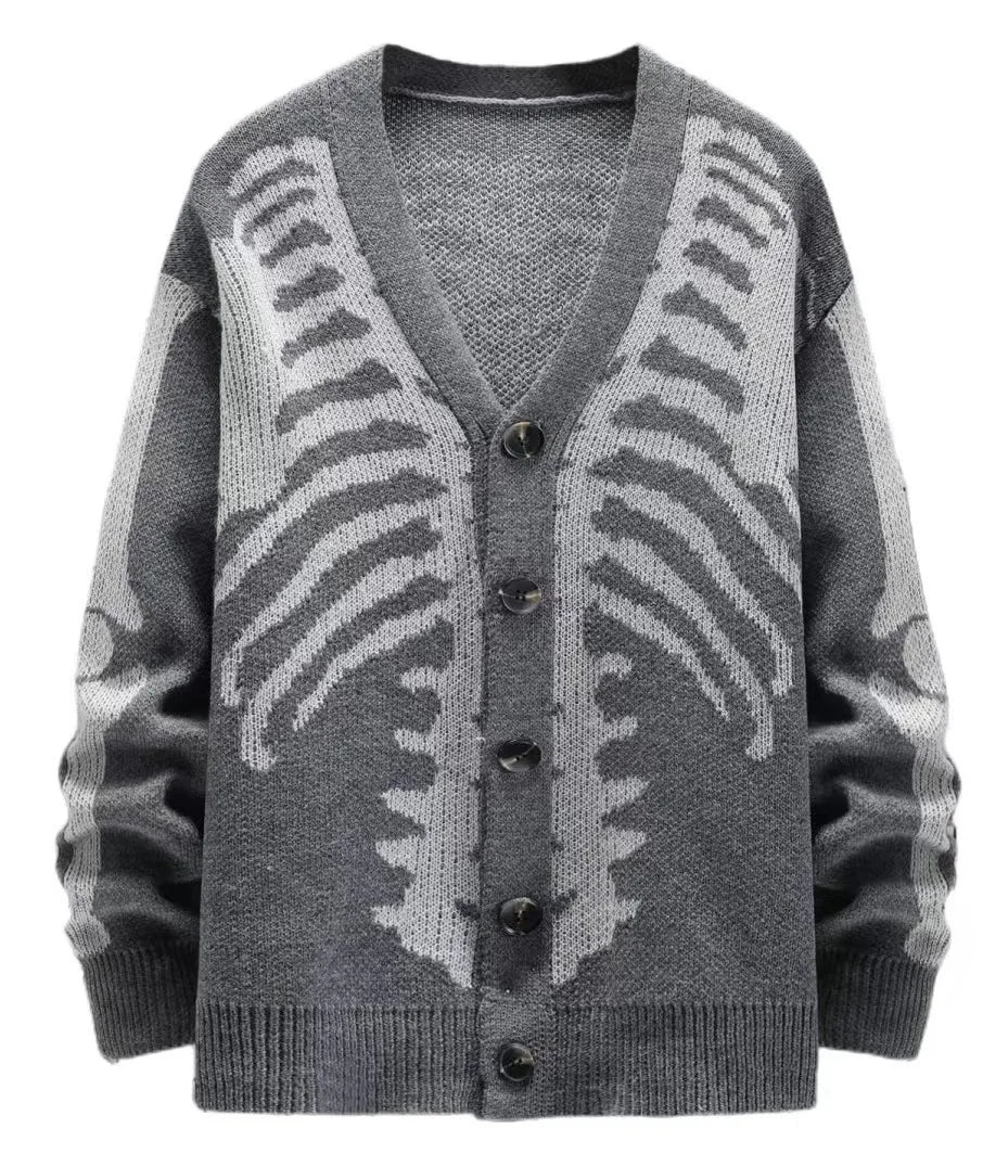 Halloween Jacquard Cardigan