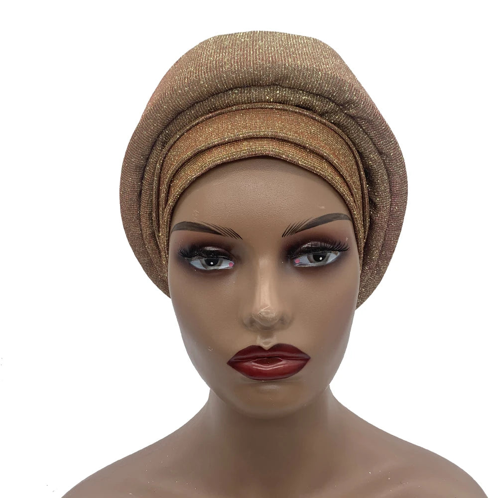 Glittering African Turban