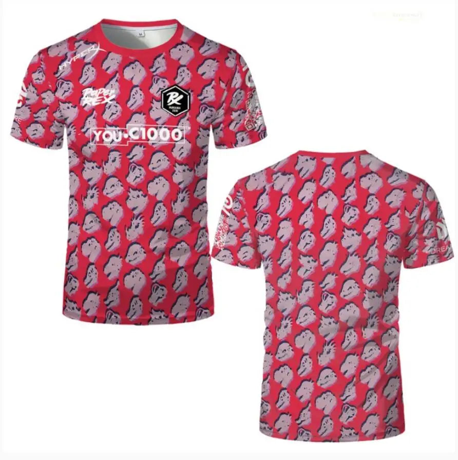 2024 New Esports Competition PRX Nightmode Jersey Fans Breathable Sportswear Men's Kids Round Neck Short Sleeve Casual T-shirt