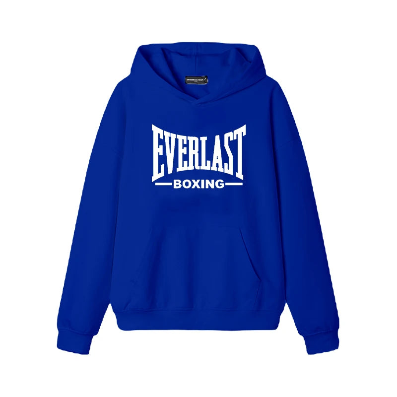 2025 New Everlast Logo Font Graphic Hoodie Men women Harajuku fashion Casual Trends Sweatshirt vintage Long sleeve pullover