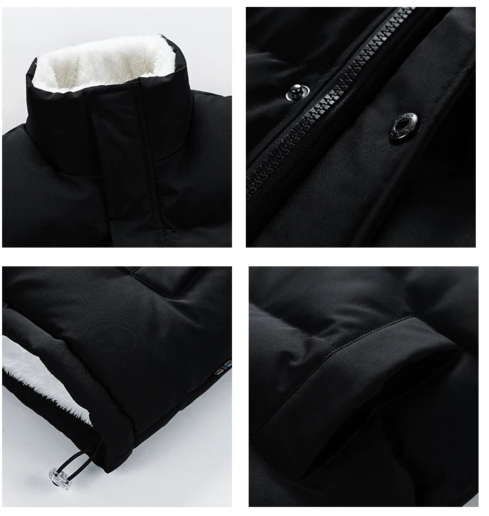 Fleece-Lined Puffer Jacket