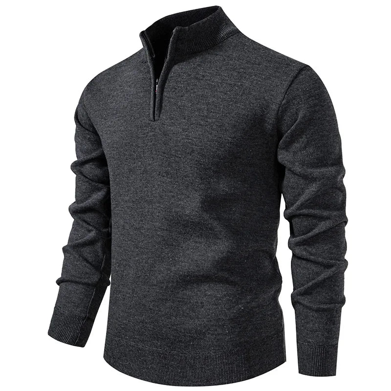 Velvet Half-Zip Pullover