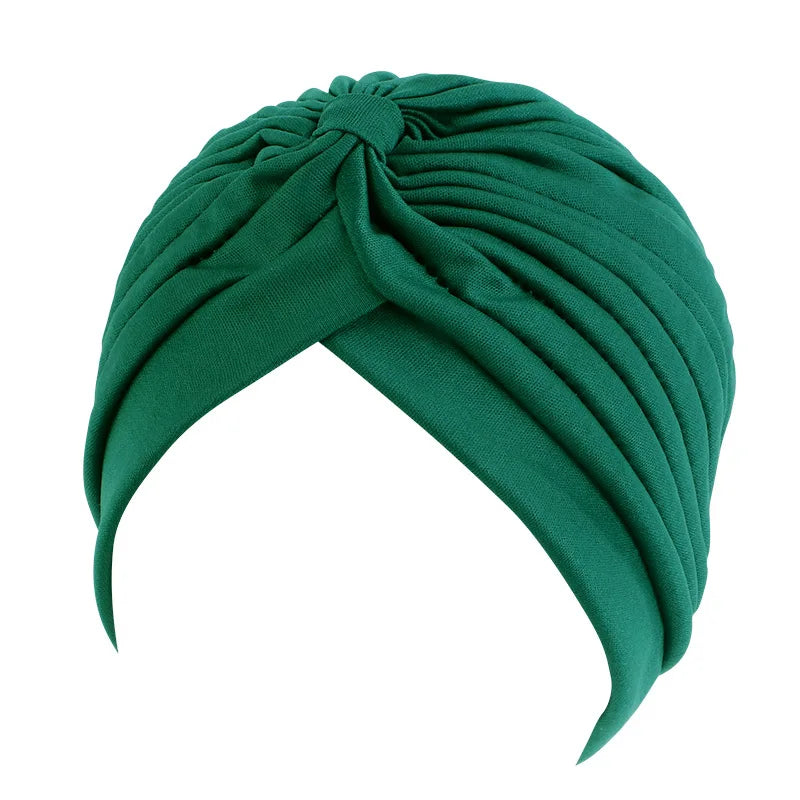 Stretchy Turban Cap